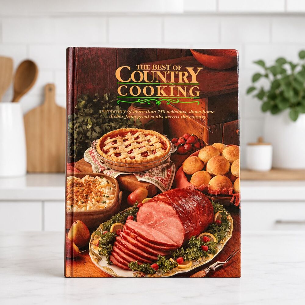 1993 The Best of Country Cooking Taste of Home Hardcover Vintage Cookbook